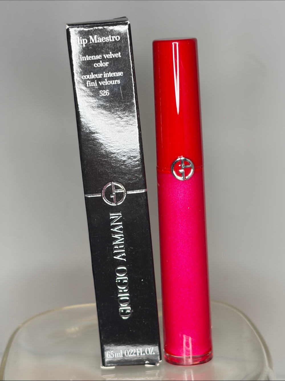 Giorgio Armani lip Maestro intense velvet color in blast 526